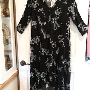 Torrid high /low print dress